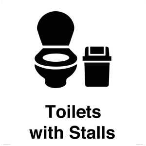 Toilets: Stalls with Sanitary Bin